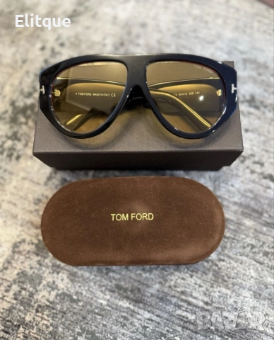 очила с черен обикновен калъф и ув защита tom ford 