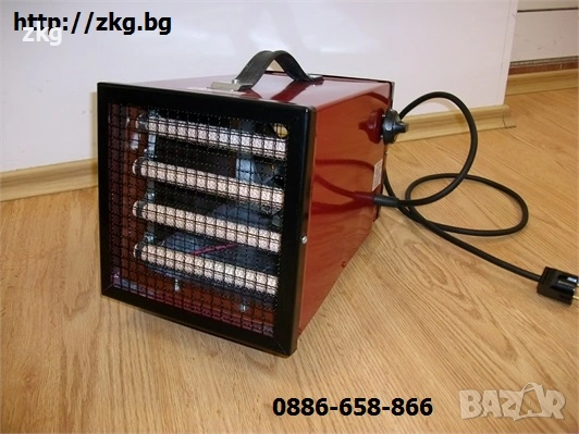 Калорифер електрически 3200W монофазен , снимка 2 - Отоплителни печки - 53025124