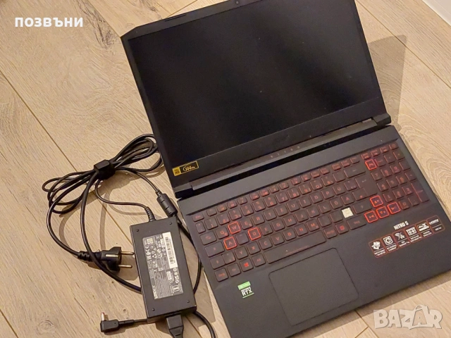 ЗА РЕМОНТ 15.6" геймърски лаптоп Acer Nitro 5 AN515-56-50HK Core i5-11300H Nvidia RTX 3050