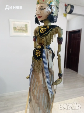 автентична колекционерска кукла wayang golek от остров ява, снимка 2 - Колекции - 53604963