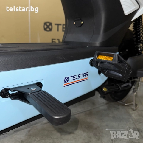 Eлектрически скутер TELSTAR EMAL IDEAL 1500W с двойна седалка и възможност за педали Нов модел 2025,, снимка 9 - Мотоциклети и мототехника - 52426393