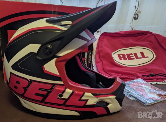 Downhill каска Bell Transfer 9 Full face Helmet Размер: L, снимка 1 - Велосипеди - 45529080
