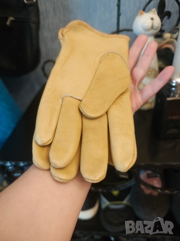 Дамски ръкавици естествена кожа, снимка 3 - Ръкавици - 51632509