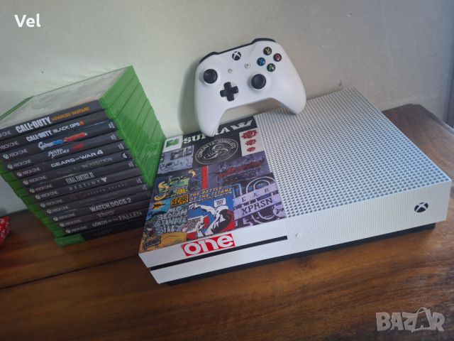 Xbox one S 500gb + 14 игри, снимка 2 - Xbox конзоли - 45134560