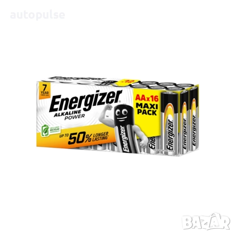 Батерии Energizer Alkaline Power AA 16 бр.