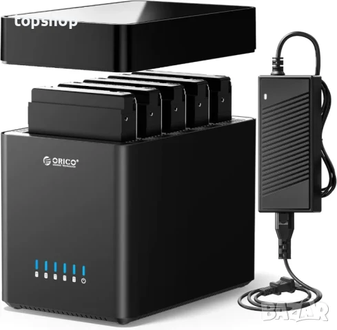 Нова, тествана докинг станция ORICO 5 Bay с 5 слота до 90tb