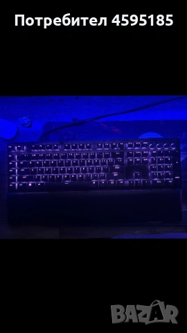 Клавиатура Gaming BlackWidow V4 (Green Switch), Механична, ABS клавиши, US layout, RGB осветление,.