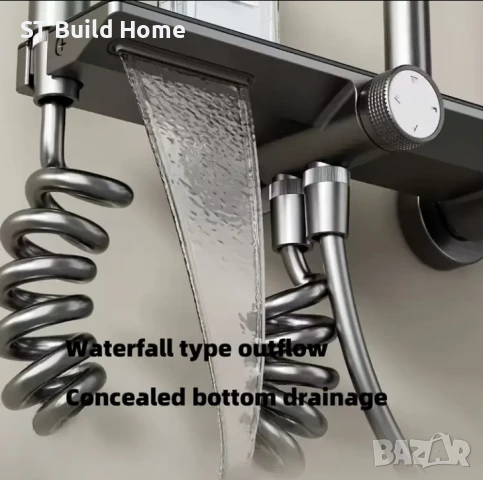 Луксозна Душ Система 4 в 1 – Черна Серия, снимка 4 - Душове - 51138668