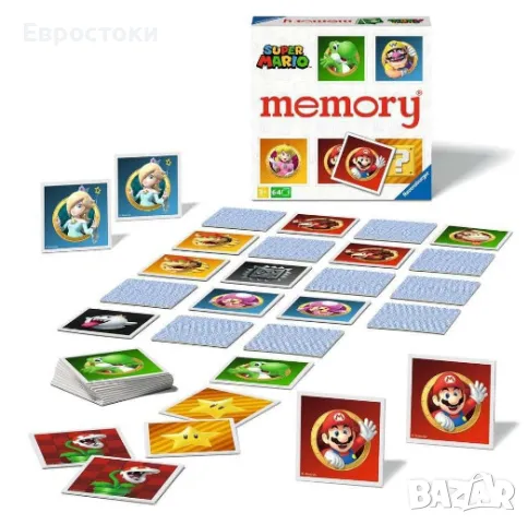 Настолна игра Ravensburger Memory Super Mario 20925, настолна игра за памет, снимка 3 - Игри и пъзели - 47566585