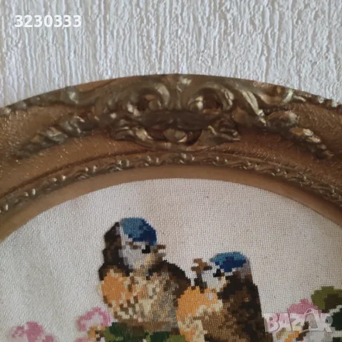 Гоблен с барокова рамка, снимка 3 - Гоблени - 49706309