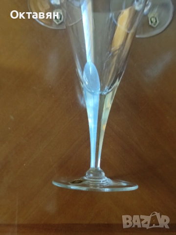 Кристални чаши за вино, снимка 4 - Чаши - 53843594
