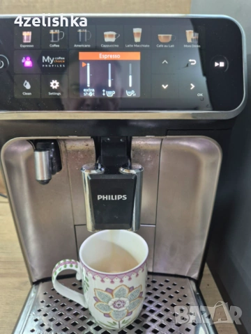 Philips LatteGo 5400, модел EP 5447/90, снимка 16 - Кафемашини - 53065179