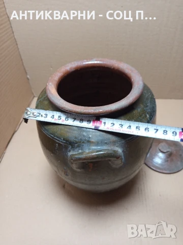 Стара Ръчно Изработена Глинена Делва., снимка 9 - Антикварни и старинни предмети - 51359924