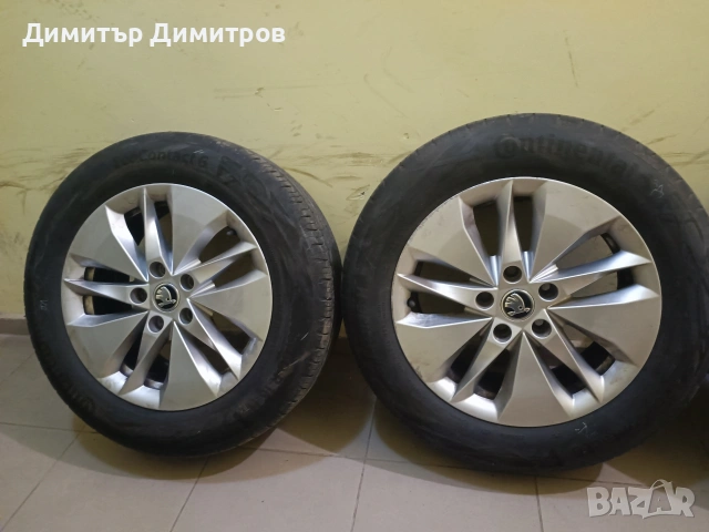 Джанти с гуми за skoda octavia IV 205 /60 /16 , снимка 2 - Гуми и джанти - 53695300