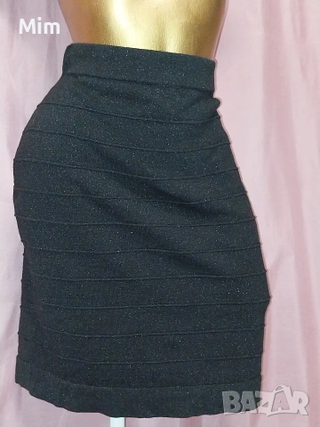 М Черна, еластична, бандажна пола