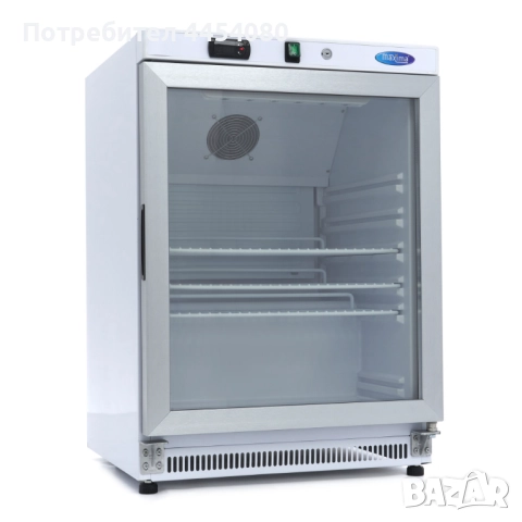 Компактен професионален хладилник с плътни врати – 136 литра, снимка 2 - Хладилни витрини и фризери - 51688317
