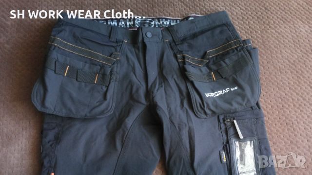 JOBMAN 2191 Stretch Trousers размер 52 / L изцяло еластичен работен панталон W4-116, снимка 3 - Панталони - 45256949