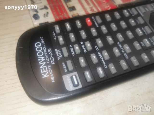KENWOOD RC-A5 AUDIO REMOTE-ВНОС SWISS 2512251902, снимка 6 - Ресийвъри, усилватели, смесителни пултове - 52899151