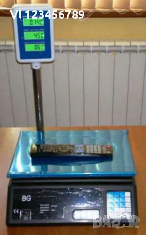 Електронна везна до 40 кг / Електронен кантар с локатор/ тръба