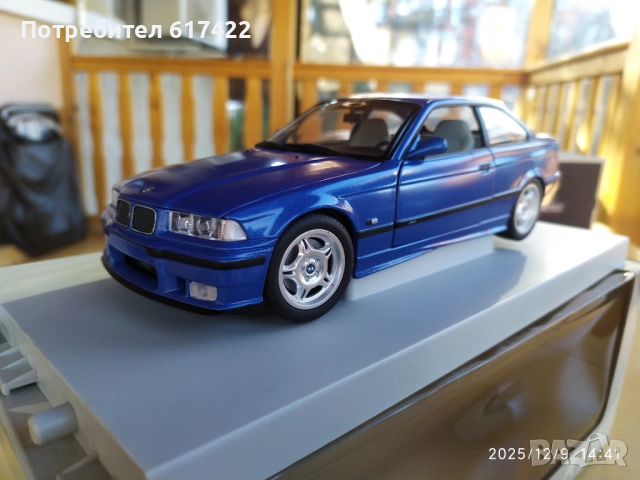 1:18 Метален модел на BMW M3 Coupé /Е36/ -  UT Мodels, снимка 7 - Колекции - 52708833