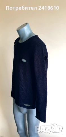 Pierre BALMAIN Wool Mens Size 48 - M  ОРИГИНАЛ! Мъжки Пуловер!, снимка 7 - Пуловери - 52276228