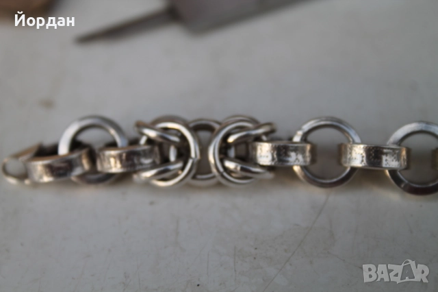 Мъжки сребърен ланец/синджир, снимка 13 - Колиета, медальони, синджири - 52496026