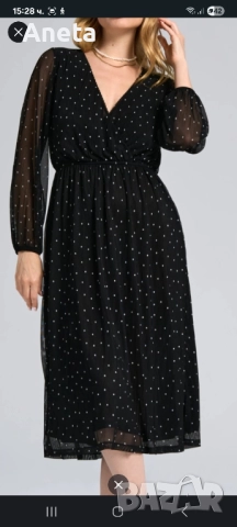 Дамска рокля на точки