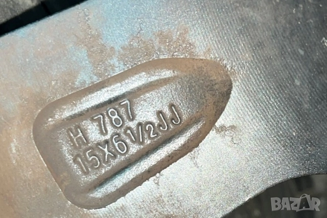 4бр 15" алуминиеви джанти 4х100мм+зимни гуми 185/65/15 NOKIAN WR D4 , снимка 5 - Гуми и джанти - 51116319