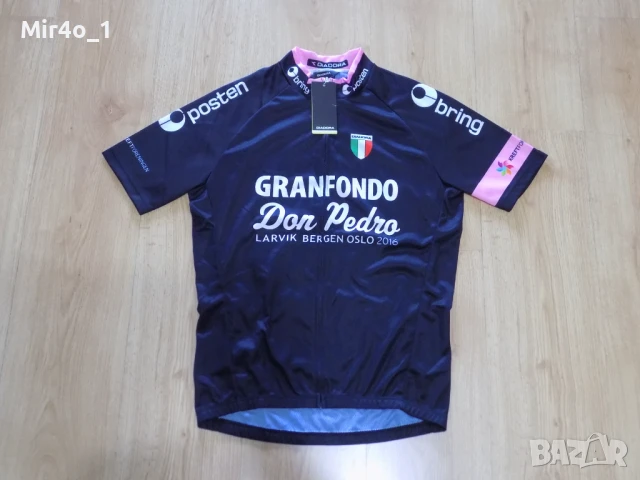 ново вело джърси diadora тениска горнище екип блуза елек шосейно колоездене оригинално мъжко L