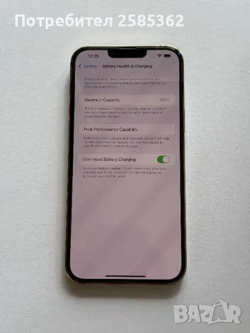 iPhone 13 Pro Max Gold 256 Gb 100% Батерия, снимка 4 - Apple iPhone - 47565713
