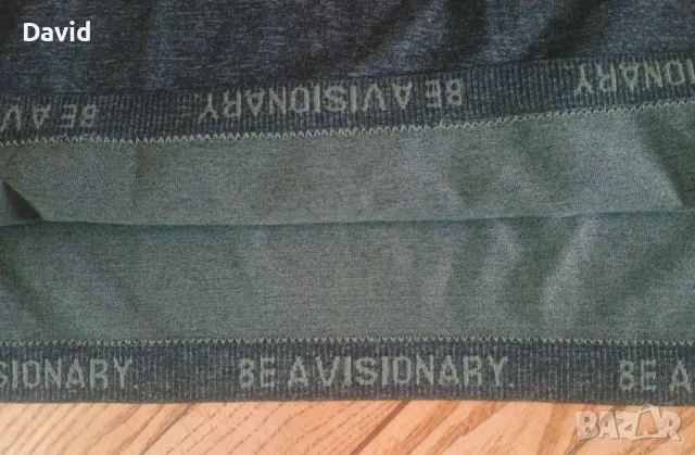 Оригинално мъжко горнище GymShark 1/4 Zip, снимка 3 - Спортни дрехи, екипи - 51405375