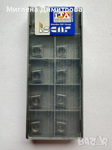 Комплект 10 броя стругарски пластини CCMT09T304 -SM IC908, снимка 1 - Други инструменти - 45539469