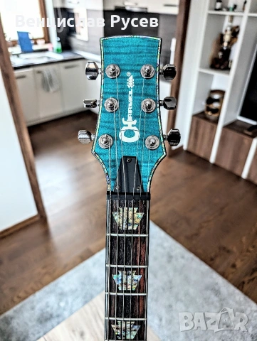 Charvel Desolation DC-2 Trans Blue Smear, EMG 81/85, 2011, снимка 5 - Китари - 53187092