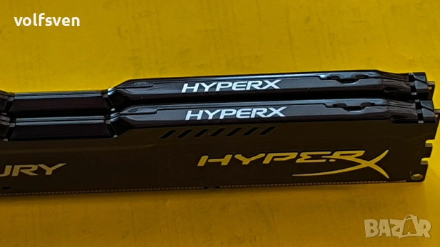 RAM- FURY HYPER X -2x8 GB-16 GB, снимка 4 - RAM памет - 53808821