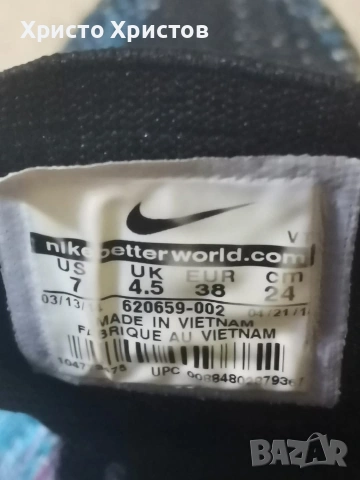 Дамски маратонки NIKE FLYKNIT MAX ✔️ Размер 38 Стелка 24 см , снимка 8 - Маратонки - 53898957