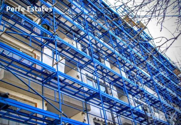 Фасадно скеле под наем