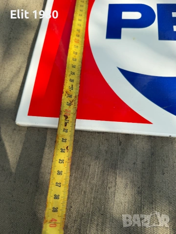 Продавам емайлирана табела PEPSI COLA, снимка 7 - Антикварни и старинни предмети - 53092099