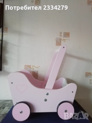 Порцеланова кукла, децка количка за кукли и дървено сметало,,Мечок" всичко е немско. , снимка 9 - Колекции - 52659883