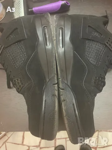 Jordan 4 Black Cat, снимка 3 - Кецове - 49422917