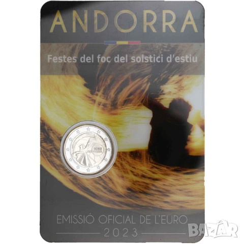 Андора 2 евро 2023 Фестивали на лятното слънцестоене, снимка 2 - Нумизматика и бонистика - 53947484