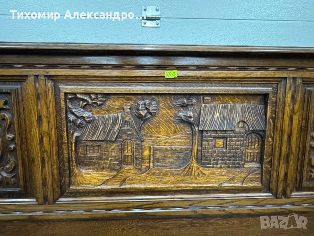 Спалня и едно нощтно шкафче от дъбов масив, снимка 11 - Спални и легла - 53730731