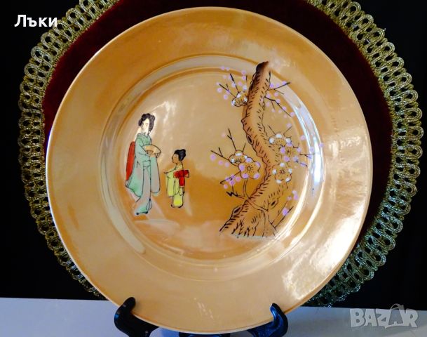 Чаша с чинии японски порцелан 1926 г. , снимка 6 - Антикварни и старинни предмети - 46426678