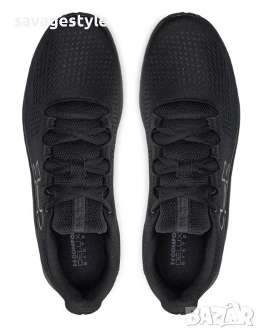 Мъжки маратонки UNDER ARMOUR Charged Pursuit 3 Big Logo Running Shoes Black, снимка 3 - Маратонки - 45762473