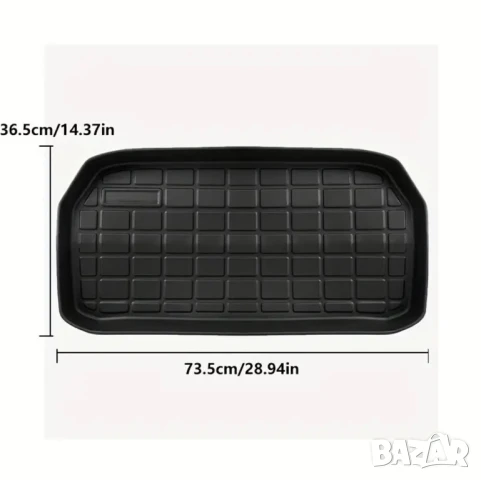 Гумена Подложка/Стелка за Предно Багажно Отделение, Преден Багажник - Tesla Model Y (2020-2024)!, снимка 4 - Аксесоари и консумативи - 51253482
