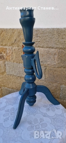 Голям дървен свещник внос от Скандинавия , снимка 18 - Декорация за дома - 52842148