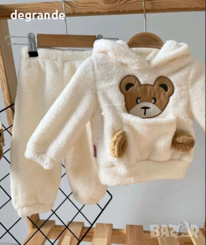  🧸Детски Плюшен комплект с ушички – от 2-3 г до 5-6 г, снимка 2 - Детски комплекти - 54011402