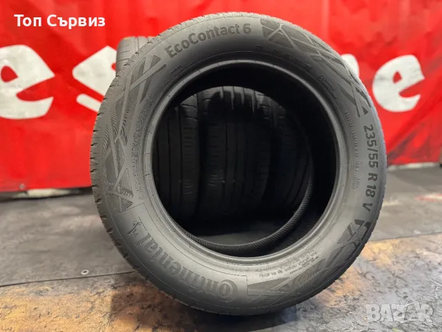 235 55 18, Летни гуми, Continental EcoContact6, 4 броя, снимка 5 - Гуми и джанти - 50440491