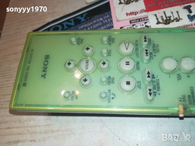 SONY RM-SS800 AUDIO REMOTE-SWISS 2107241729, снимка 11 - Ресийвъри, усилватели, смесителни пултове - 46650307