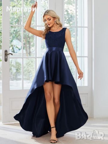 Ever-Pretty дамска официална рокля в синьо размер 40., снимка 4 - Рокли - 45837261