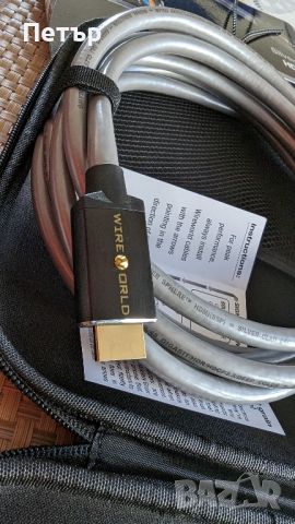 Wireworld Silver Sphere 48G HDMI Cable
3 Метра
Като Нови 2 Броя, снимка 7 - Други - 45567280